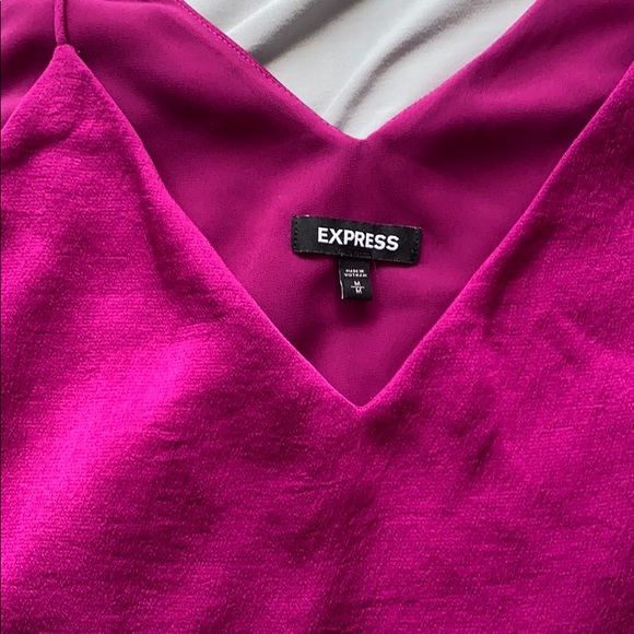 Express Magenta tank top/blouse size medium - Picture 2 of 3
